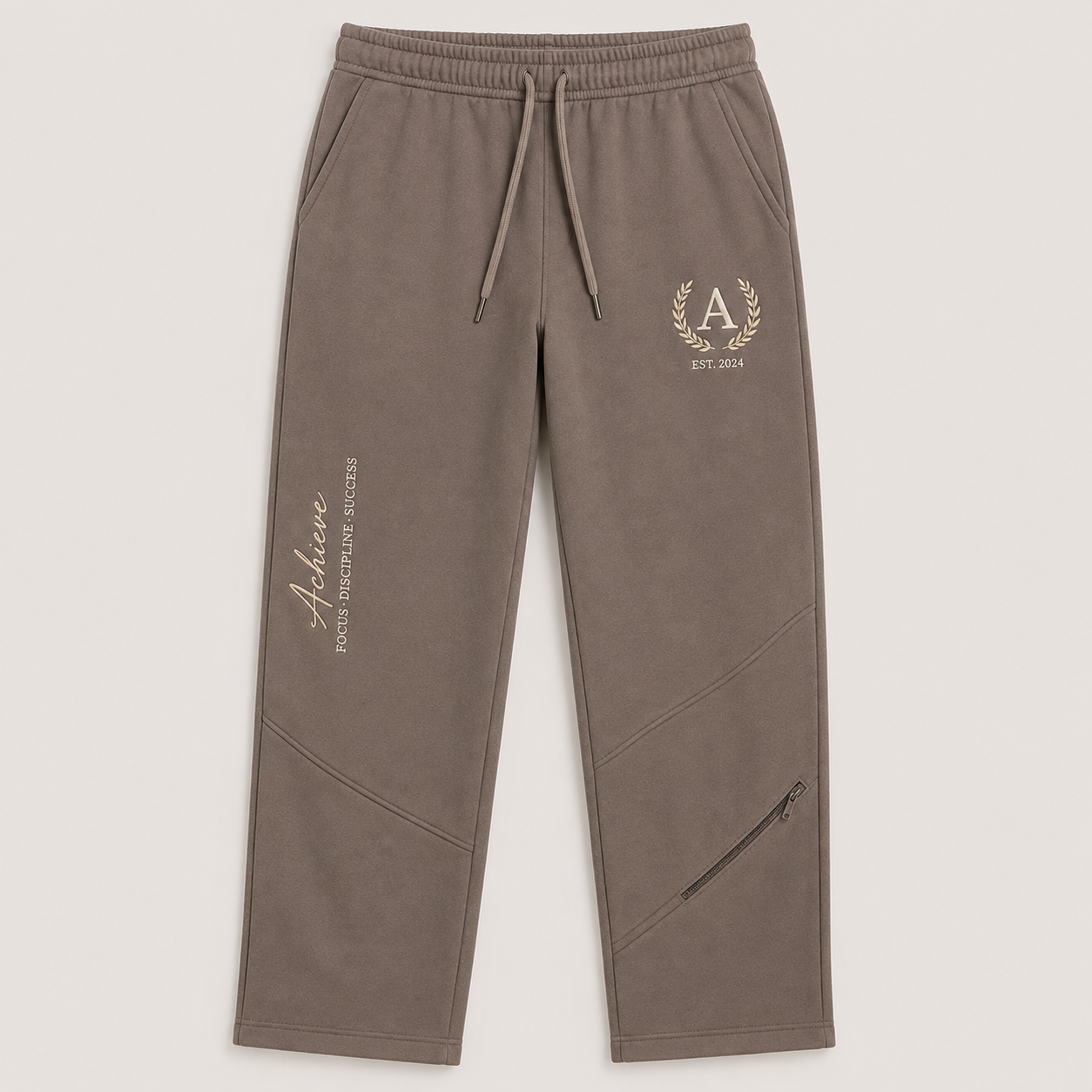 Elasticated waistband drawcord detail