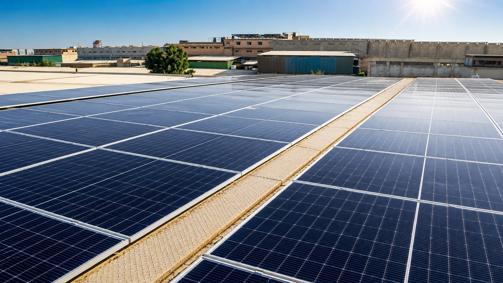 Solar energy generation system at our Karachi factory