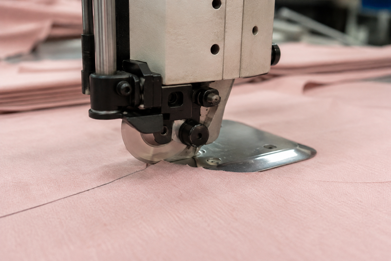 Cutting machine close-up