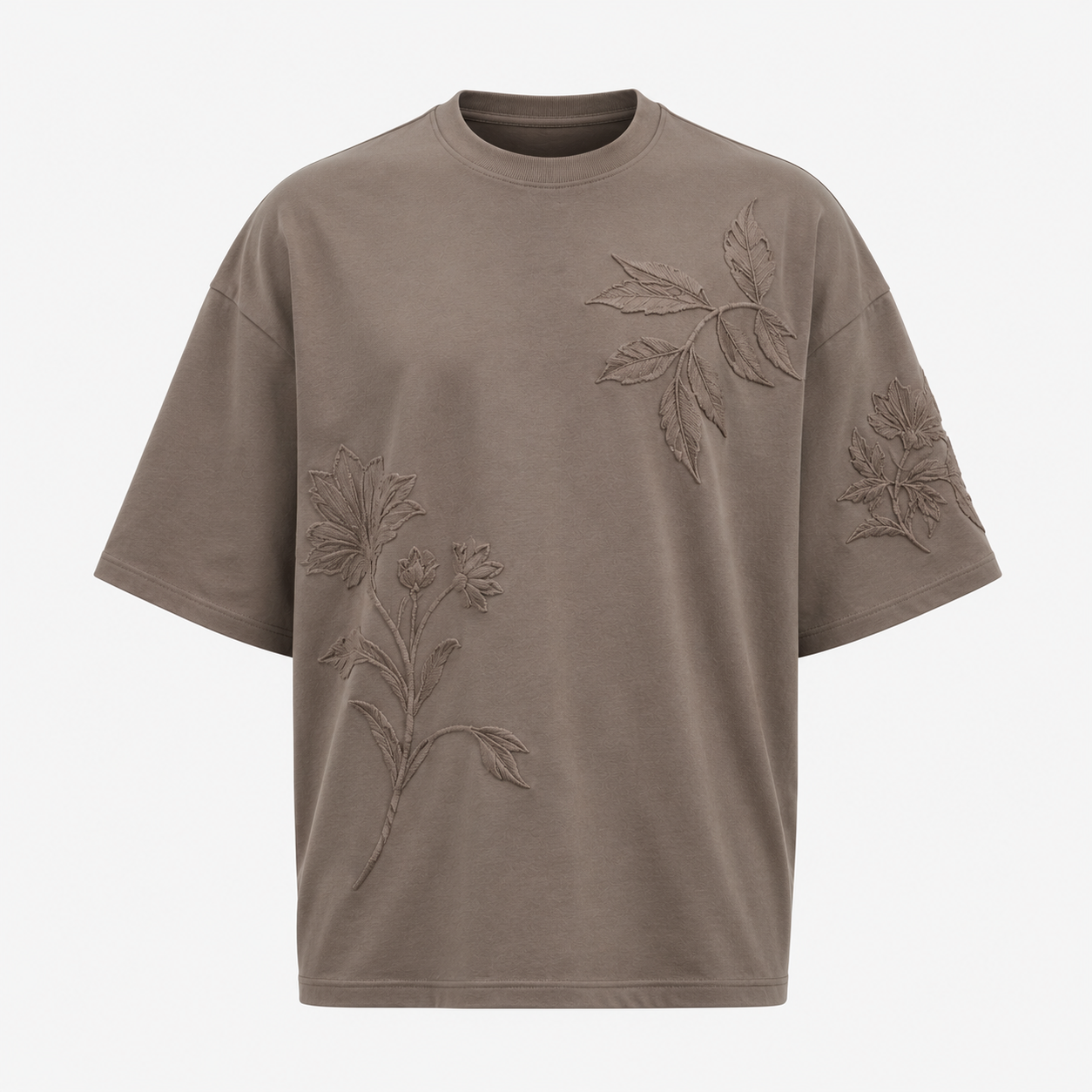 Henley t-shirt with placket
